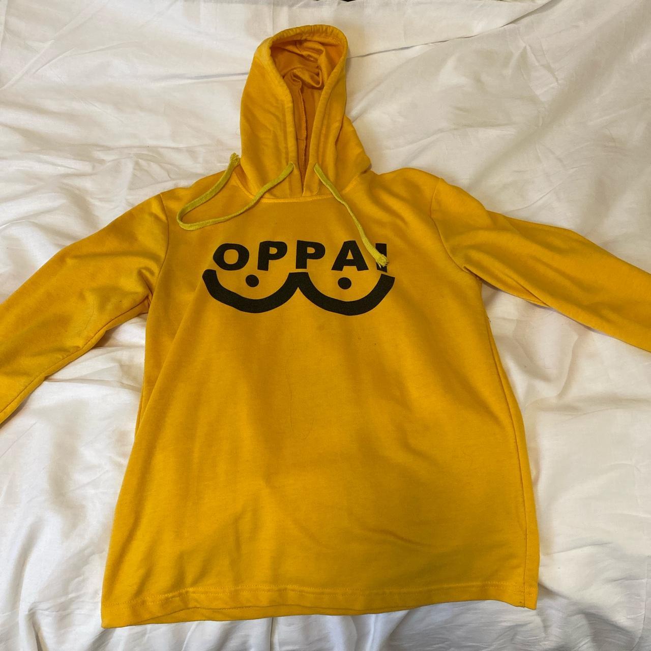 Oppai sales hoodie yellow