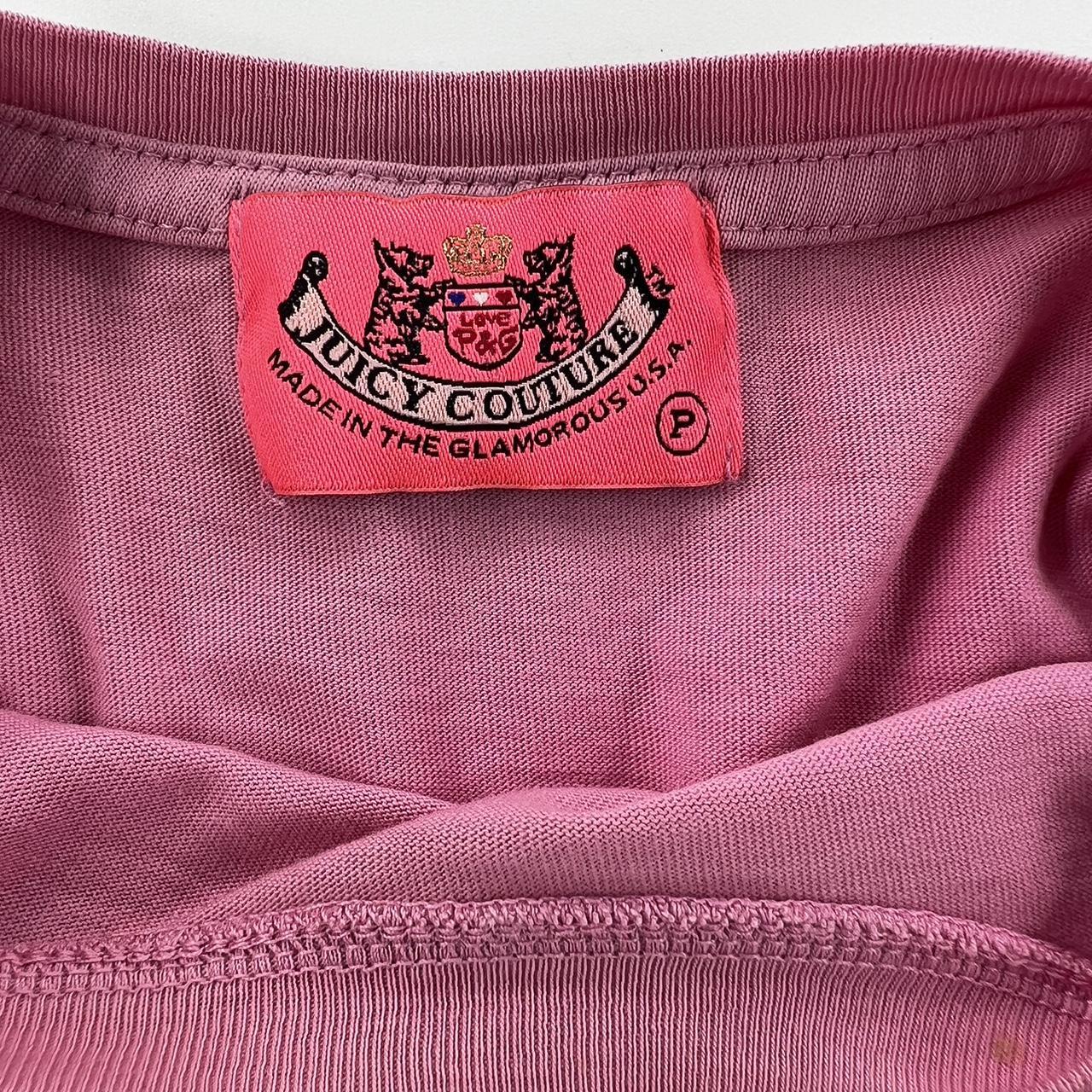 Juicy Couture Women's Pink T-shirt | Depop