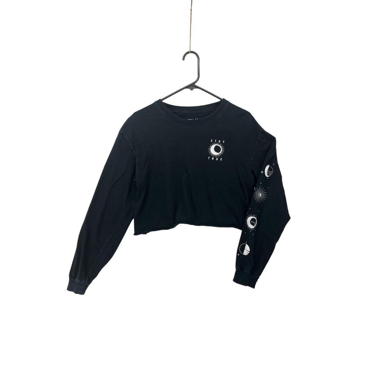 Cold Crush Women's Black and White Crop-top