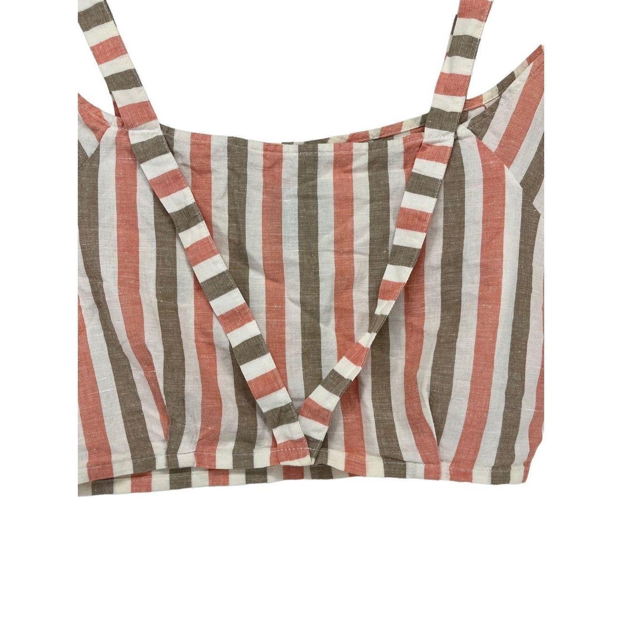 Joie Women's Cream and Pink Crop-top (4)