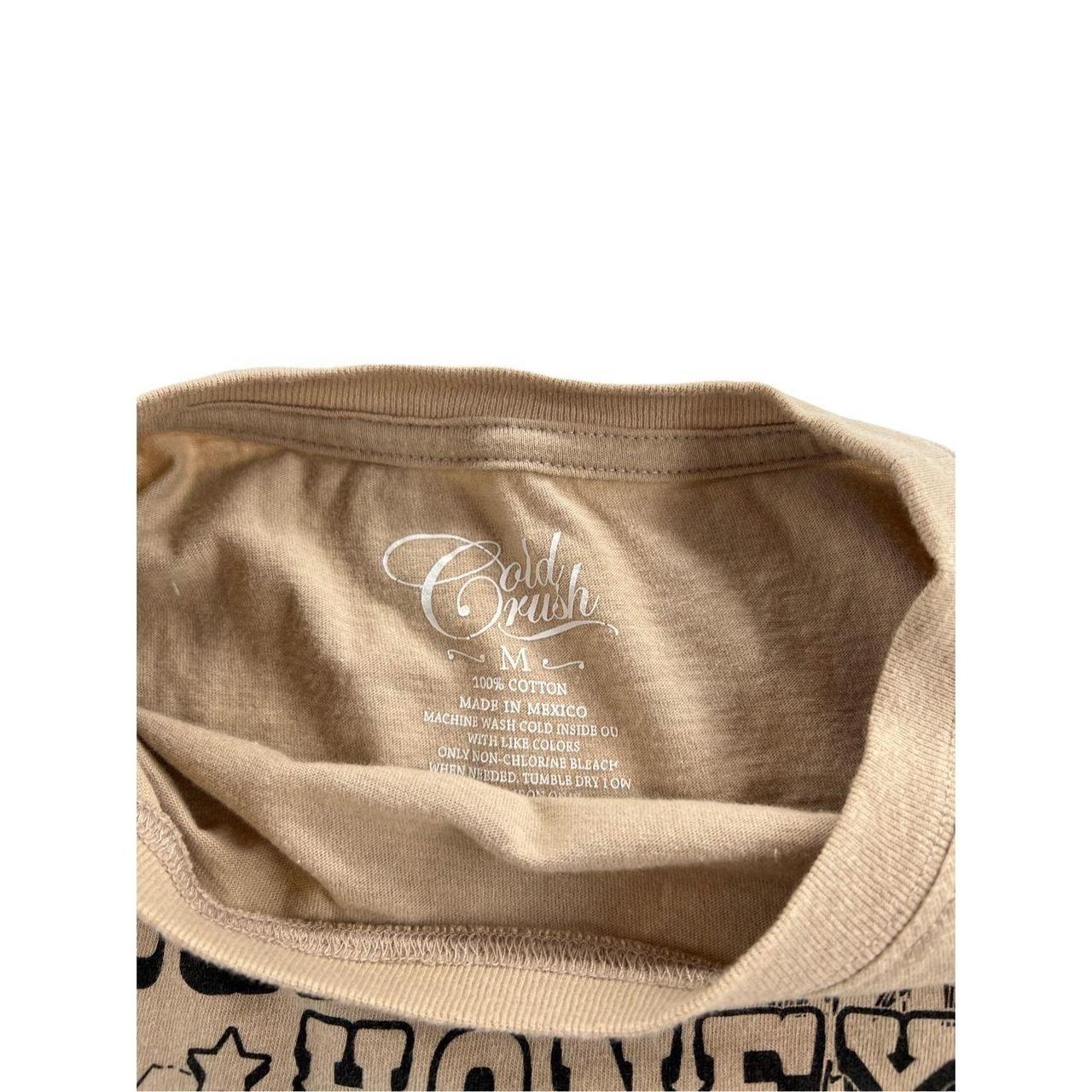 Cold Crush Women's Brown and Tan T-shirt (3)