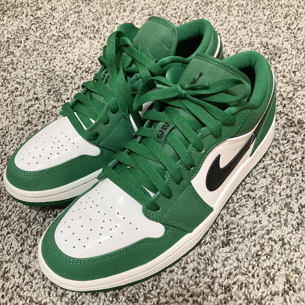 air-jordan-1-low-pine-green-very-very-lightly-depop