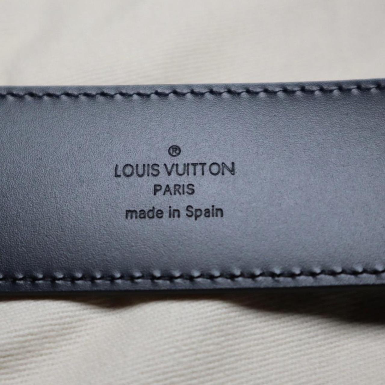 louis vuitton black belt men