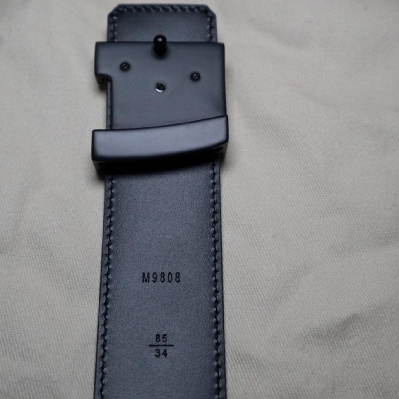 mens black louis vuitton belt