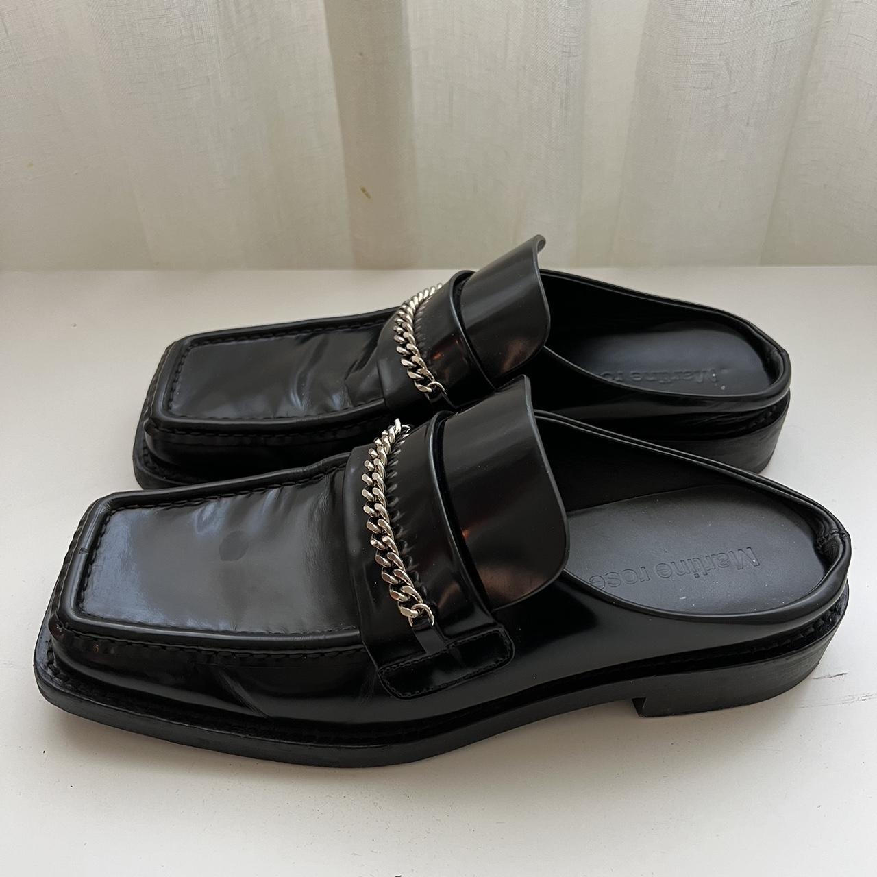 Martine Rose chain square toe loafer Almost brand | Depop
