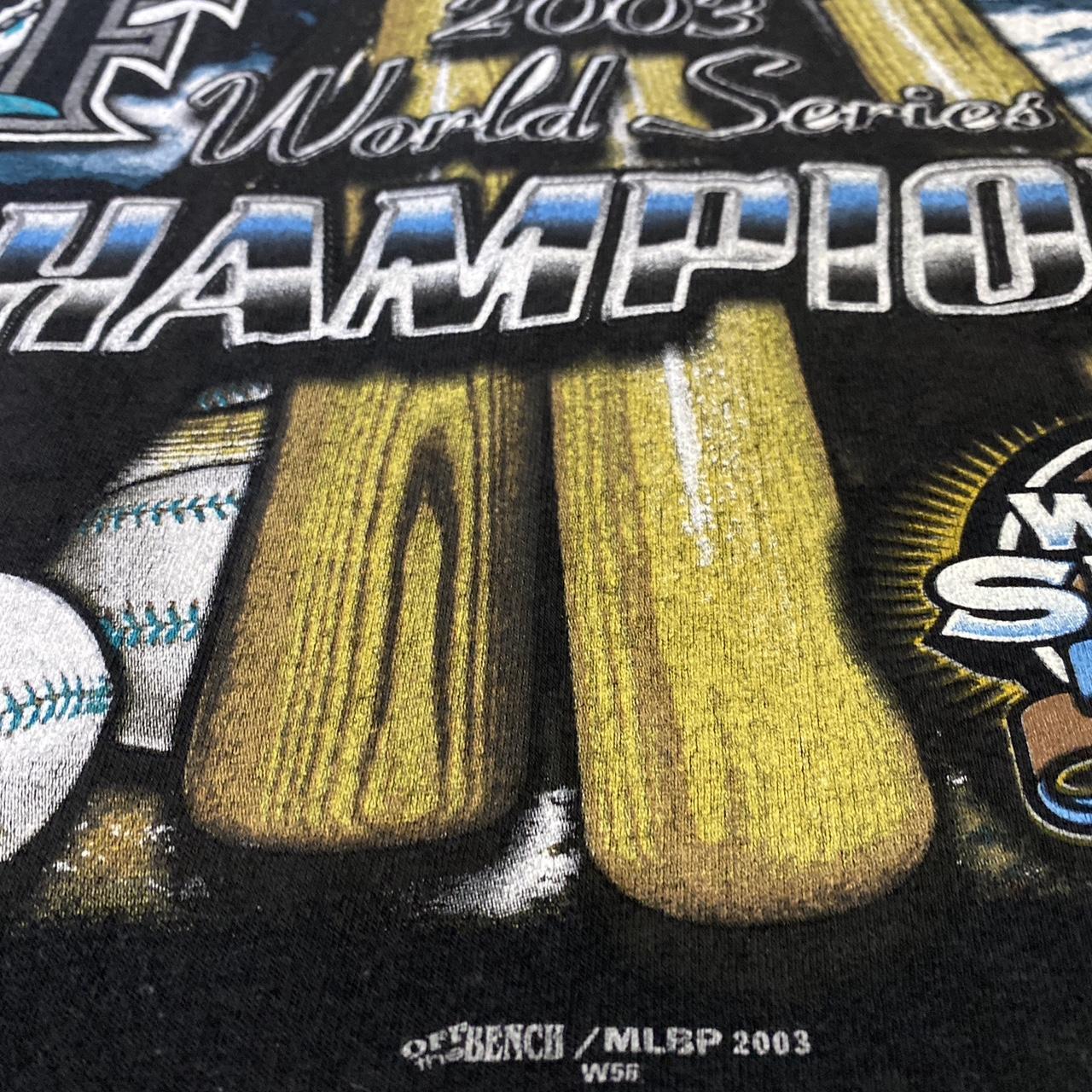 Vintage 2003 Florida Marlins NLCS Champions shirt, - Depop