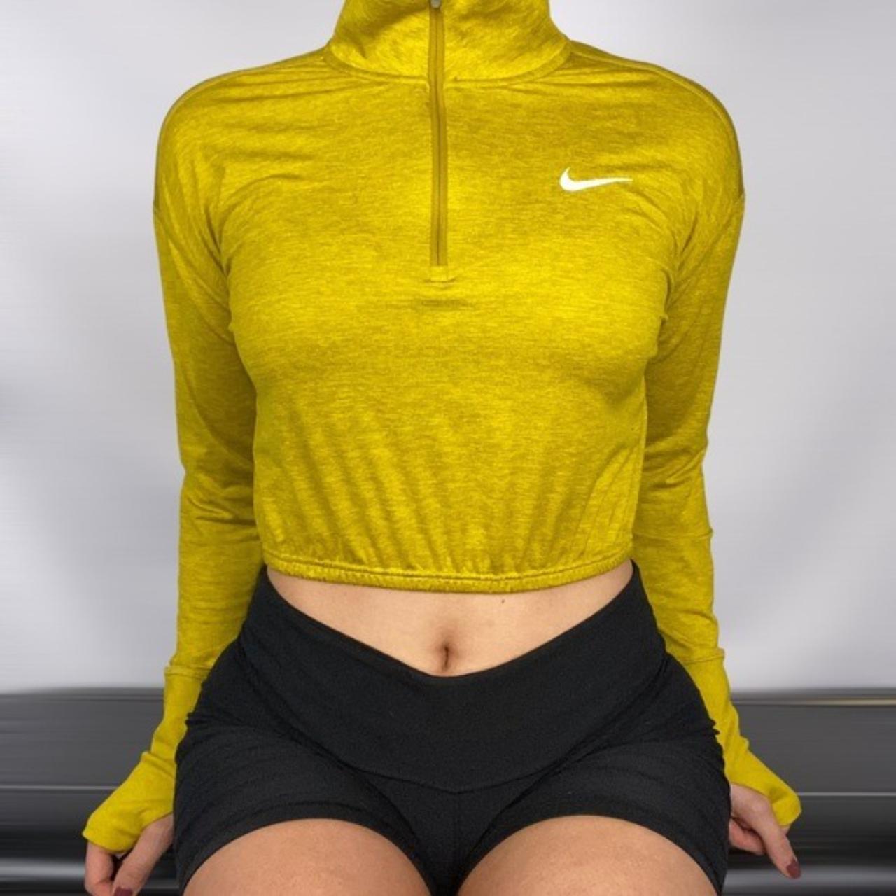 NIKE Long Sleeve Cinch Crop sold Hoodie