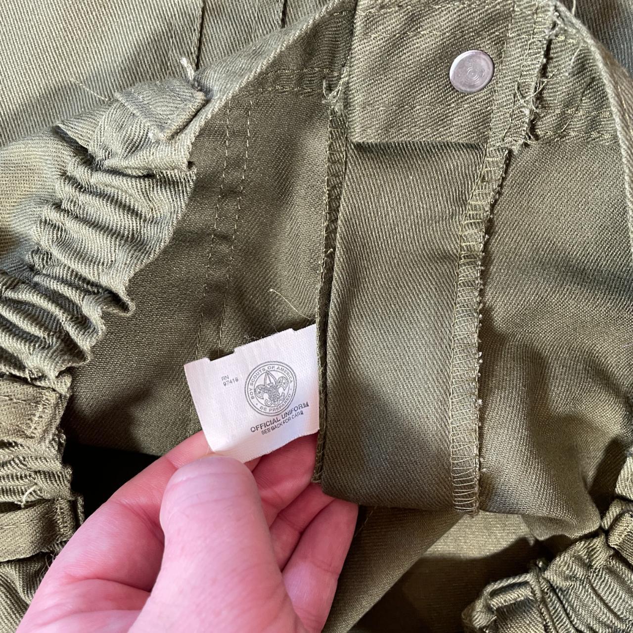 Vintage Boy Scouts Front Pocket Cargo... - Depop