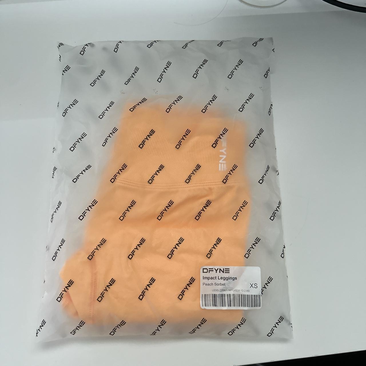 dfyne-impact-leggings-peach-sorbet-size-xs-depop