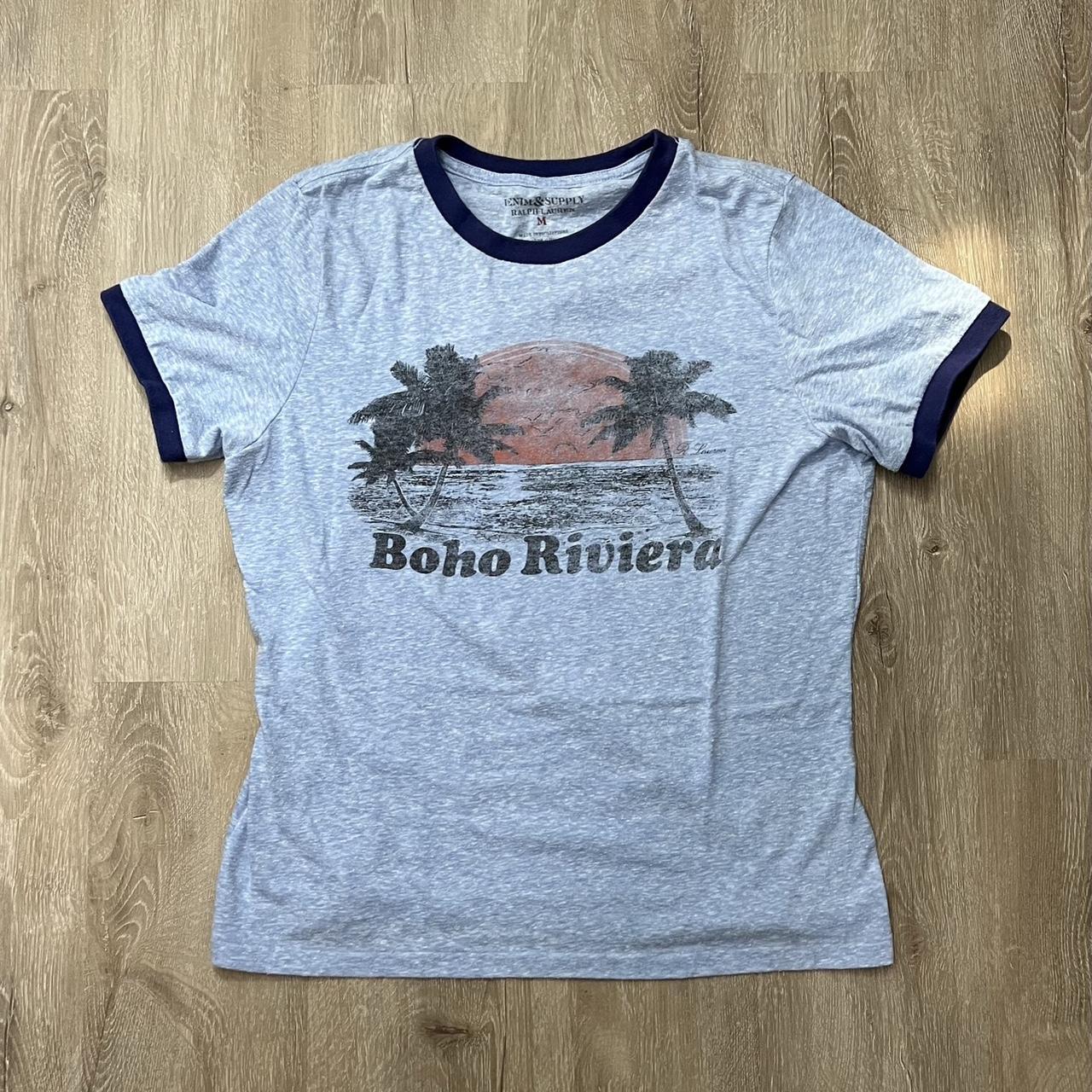 Vintage LA rams t-shirt with stains on the left - Depop