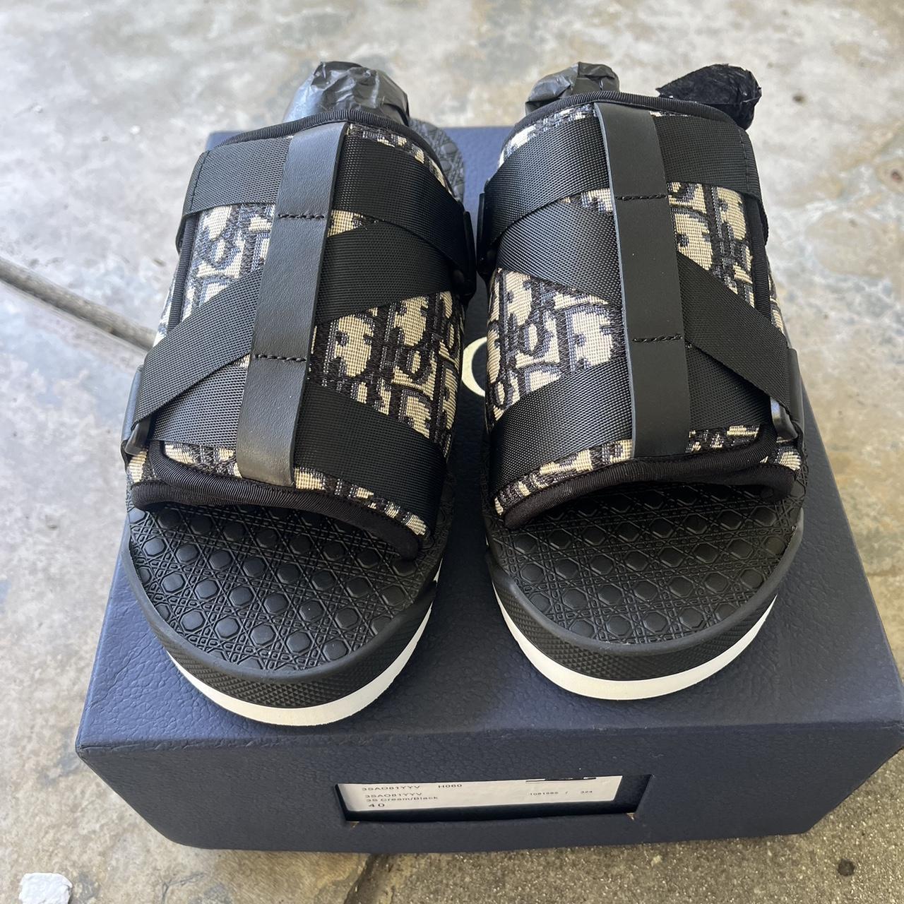 Dior Slides Size 7 Men Worn Lightly - Depop