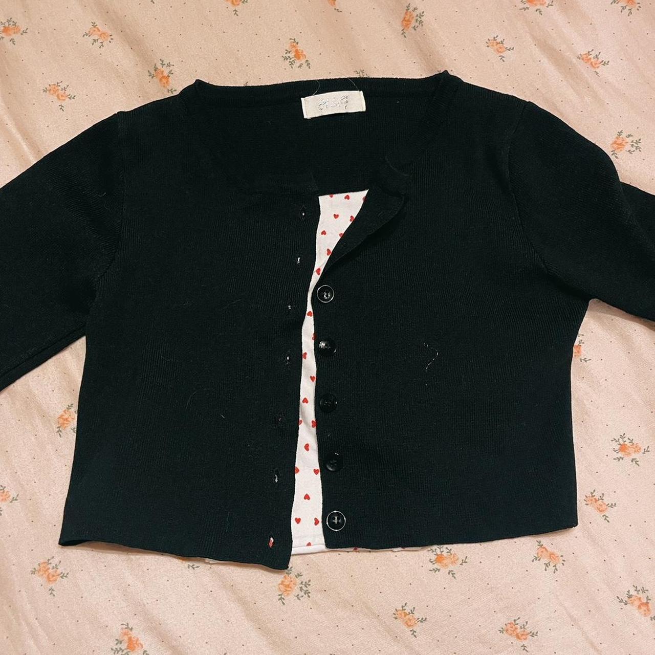 BLACK BABY CARDIGAN absolutely perfect, just not my... Depop