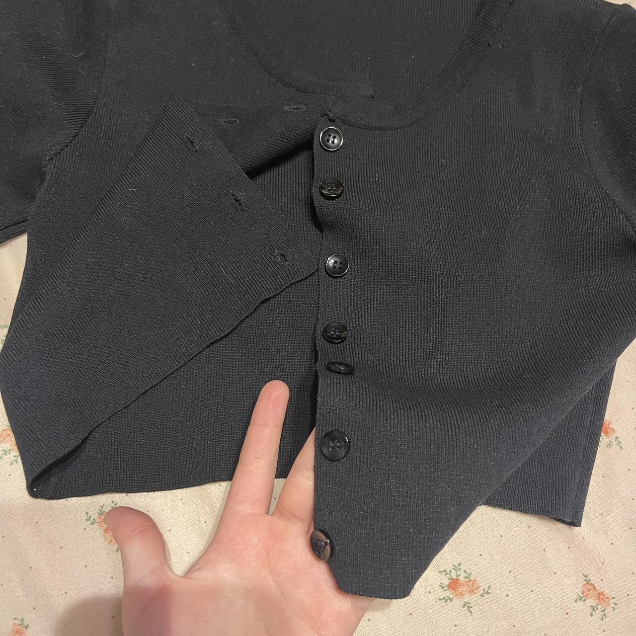 BLACK BABY CARDIGAN absolutely perfect, just not my... Depop
