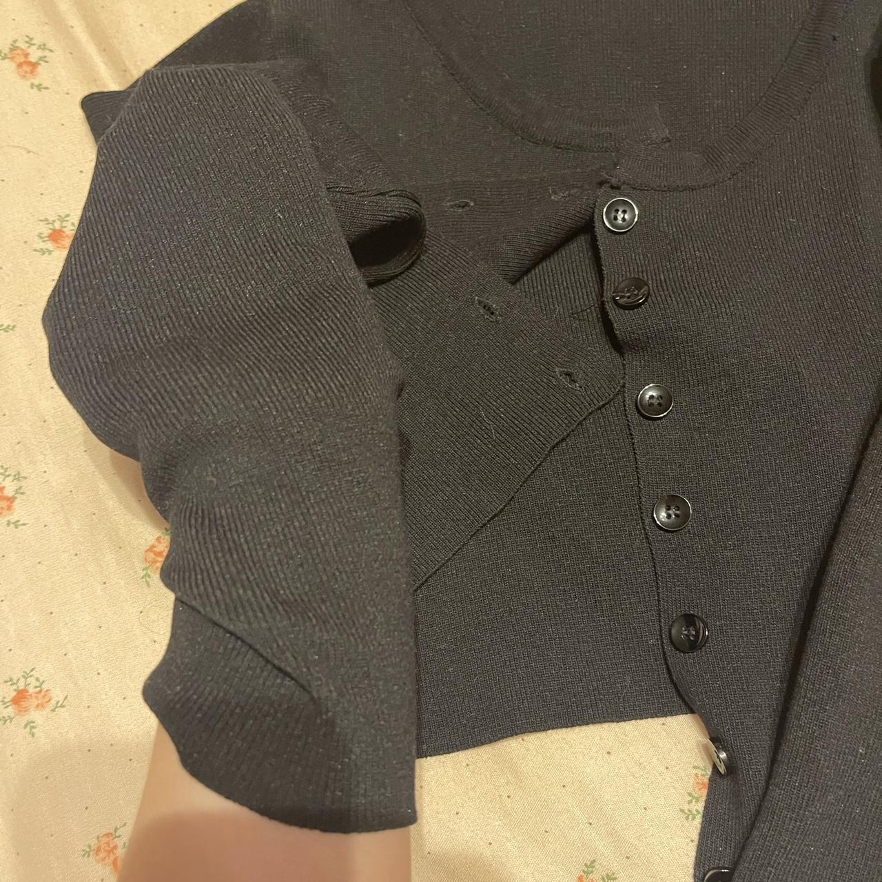 BLACK BABY CARDIGAN absolutely perfect, just not my... Depop