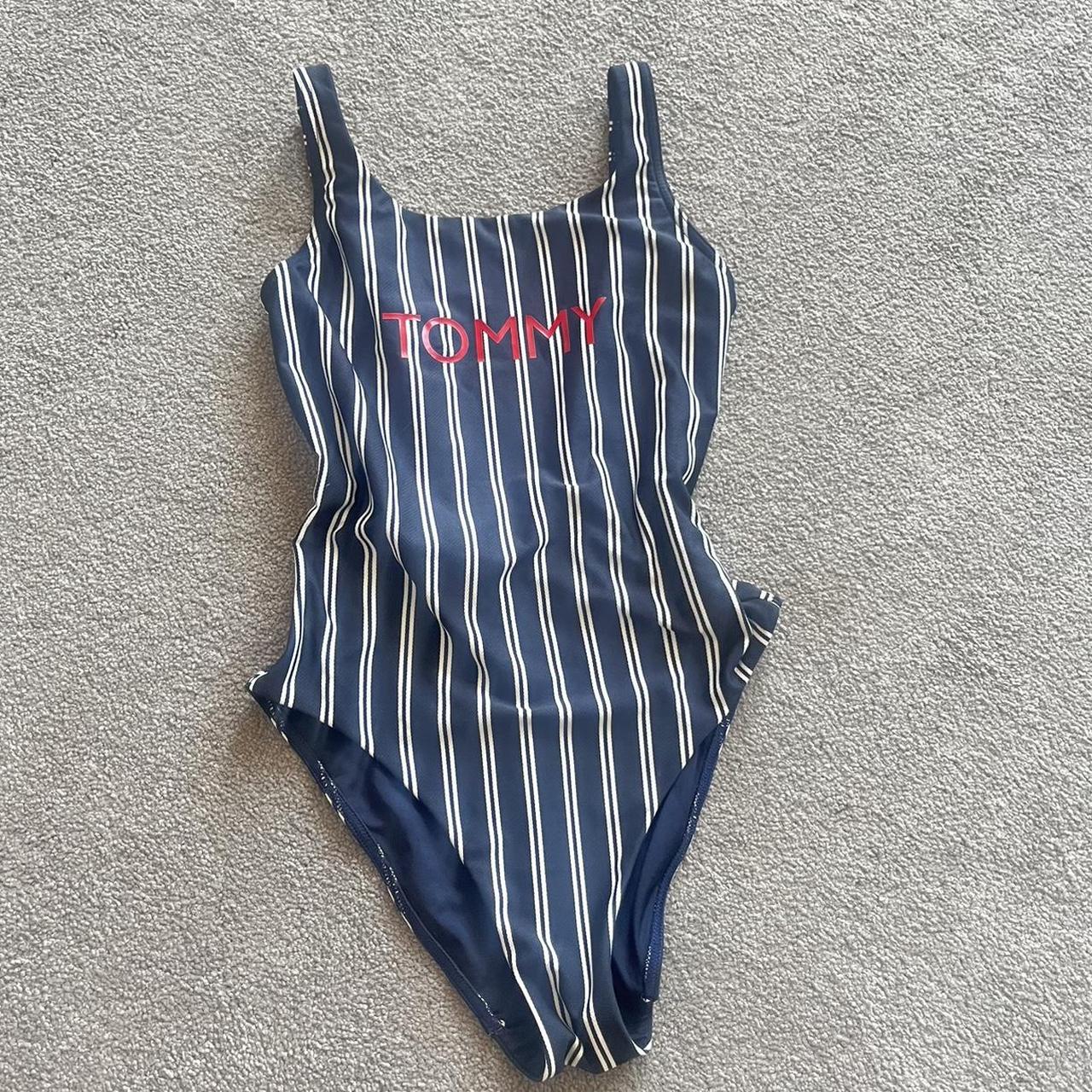 Tommy Hilfiger onepiece swimsuit. Stunning high leg... Depop