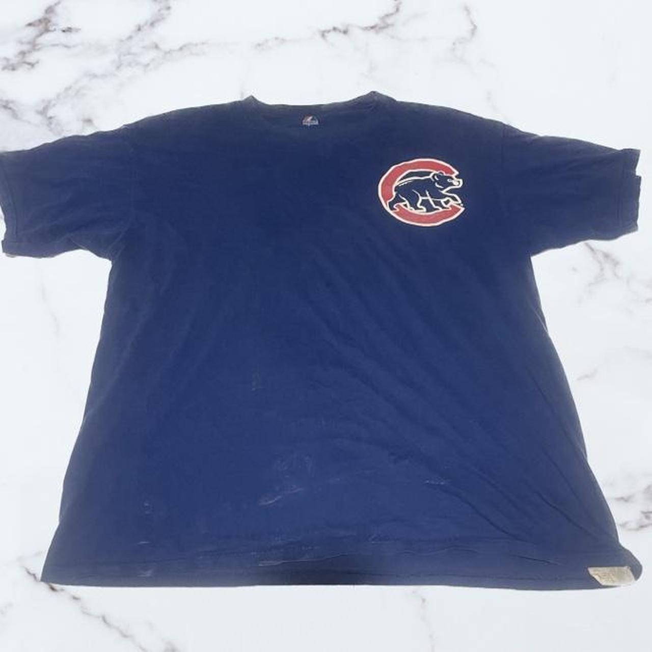 Cubs baseball tee, with small dark stain