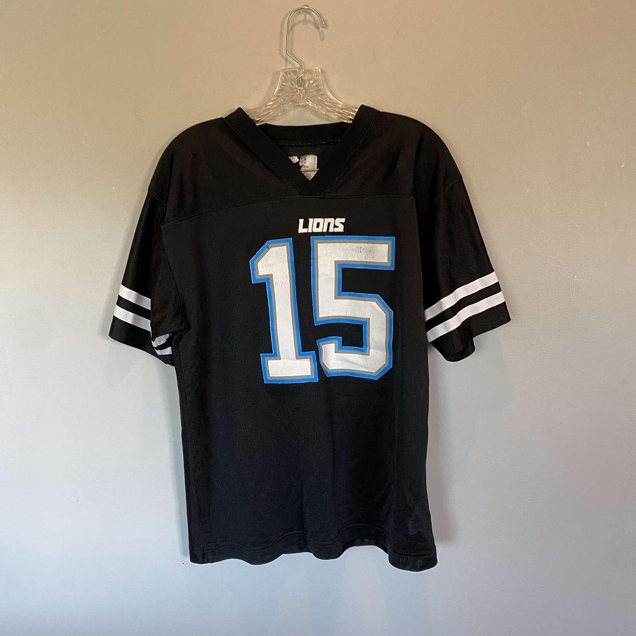 Detroit Lions NFL Women's Short Sleeve Logo Jersey Shirt Size Medium -  NWT