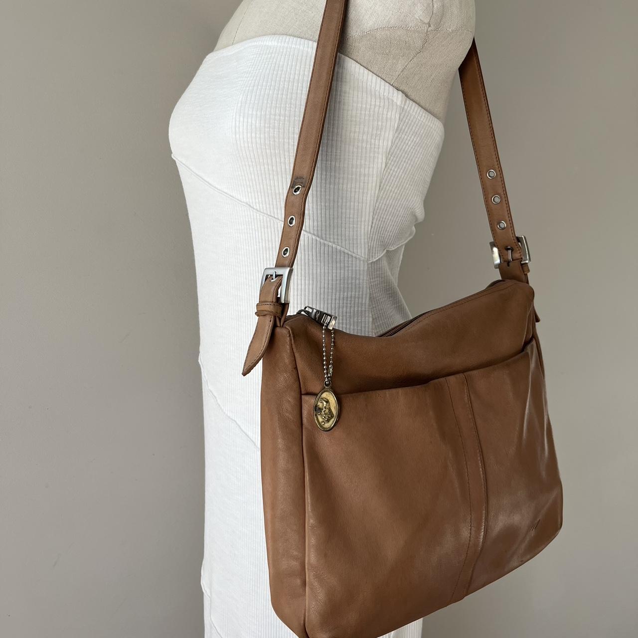 Stone Mountain buy Soft Brown Leather Shoulder Bag