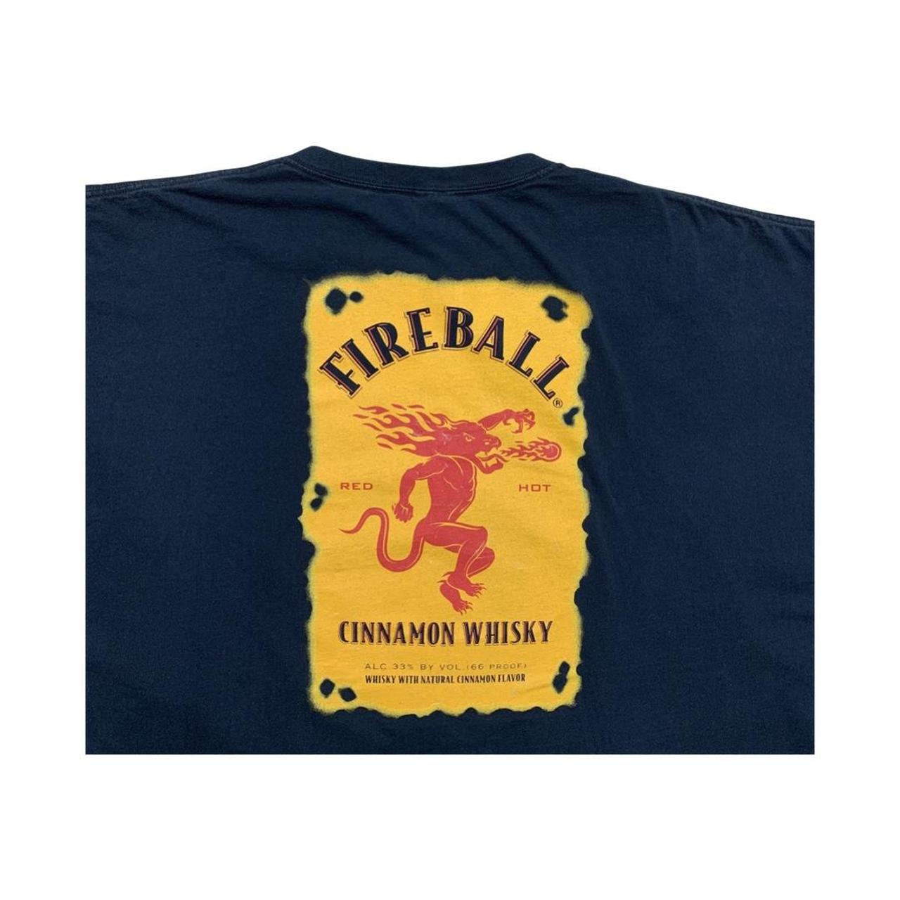 Y2k fireball liquor shirt size large Condition / - Depop
