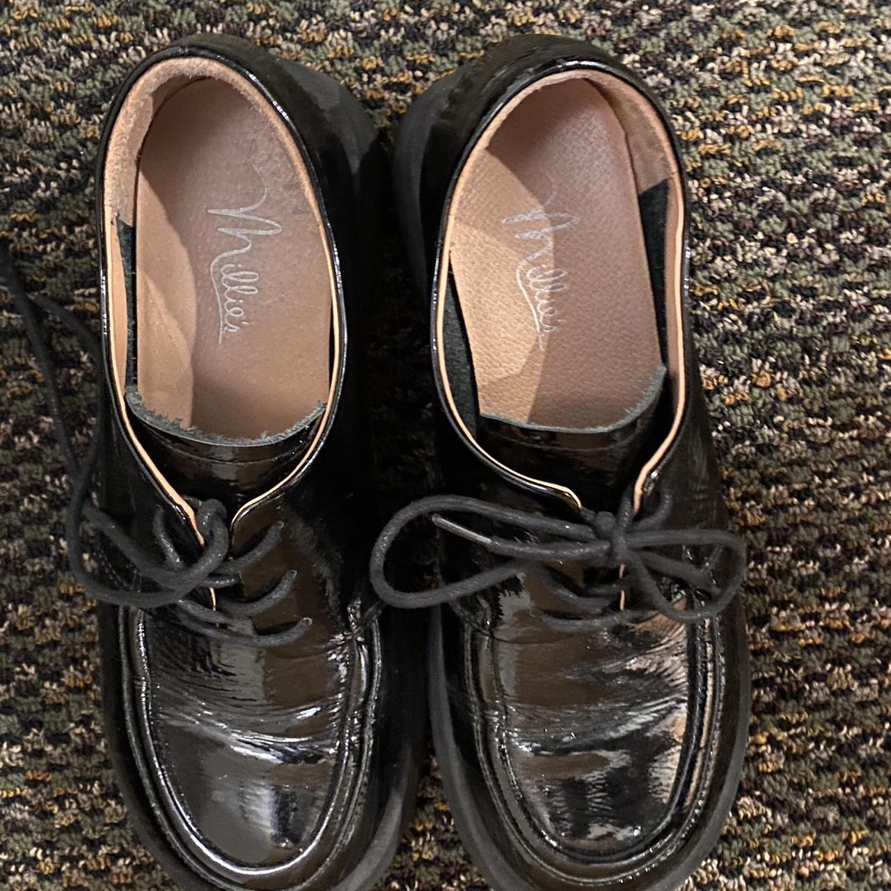 Women's Platform Loafers, Black Leather Lace... Depop