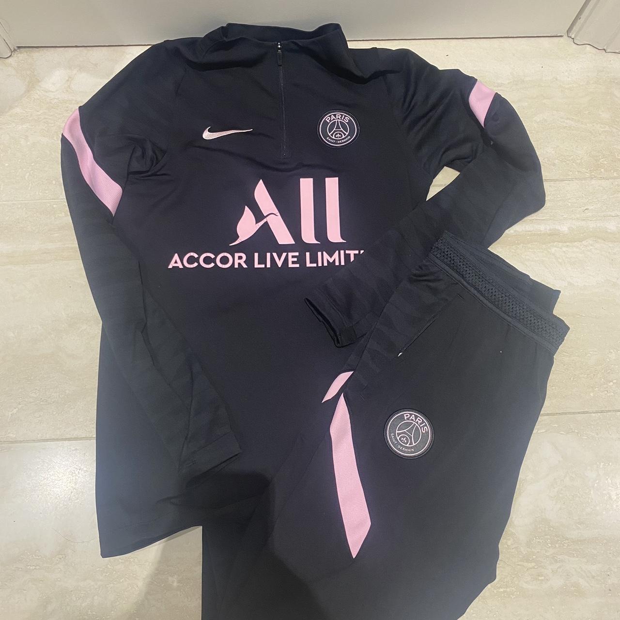 mens pink psg tracksuit