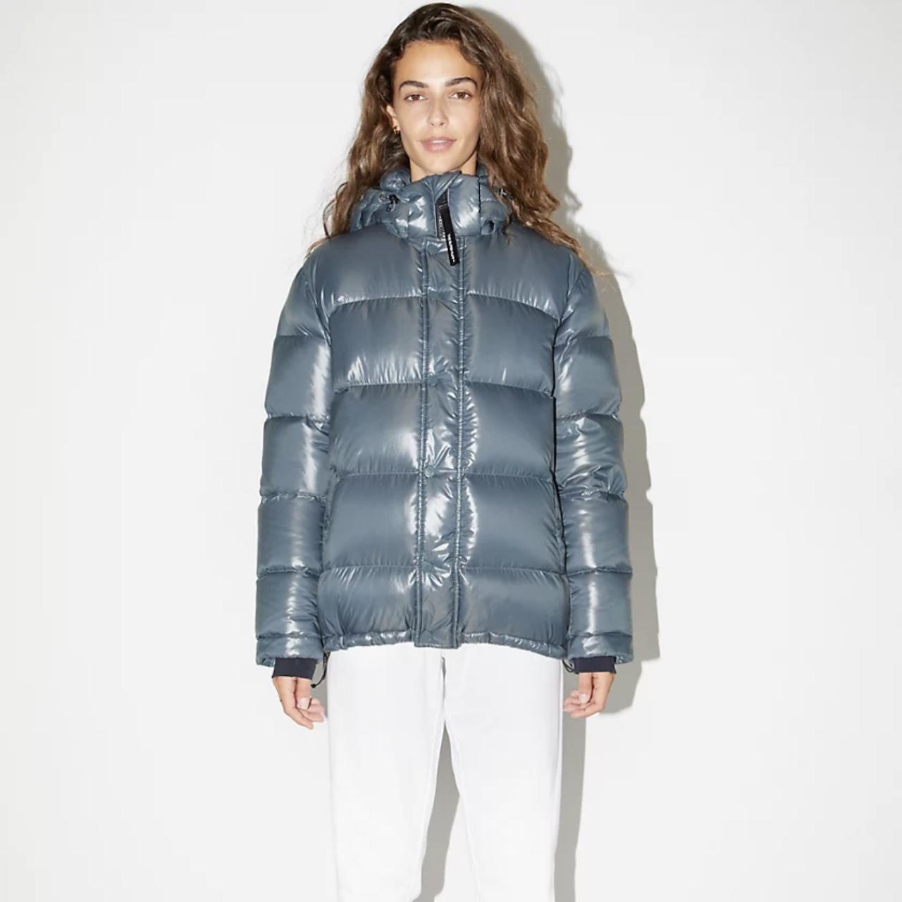 Aritzia— The Super Puff (shiny goose-down puffer... - Depop