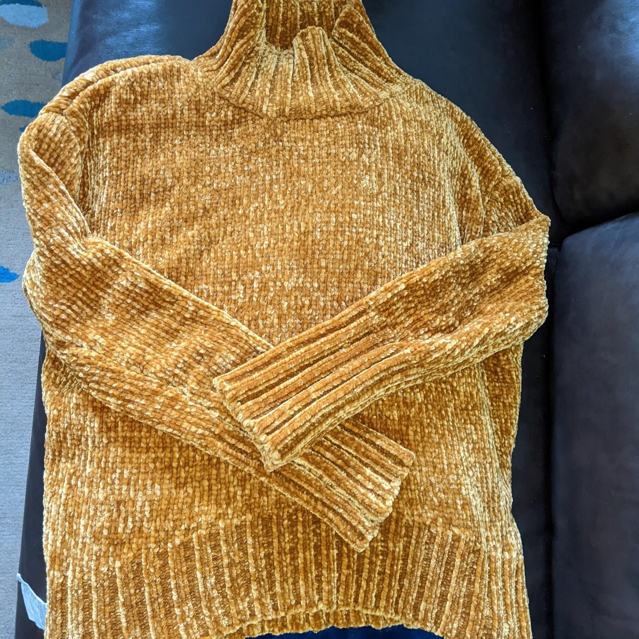 Gold chenille outlet sweater