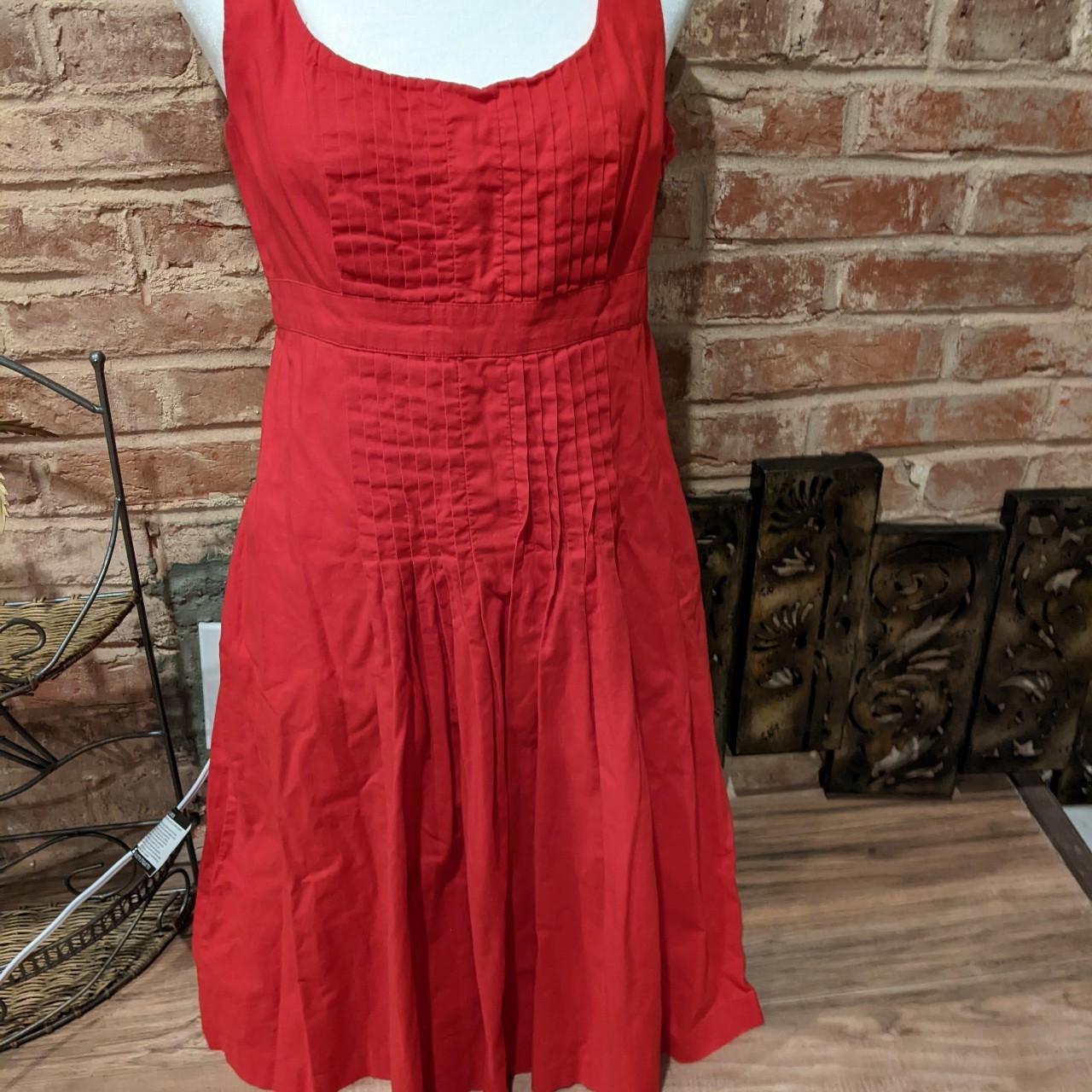 Chaps red cheap dress