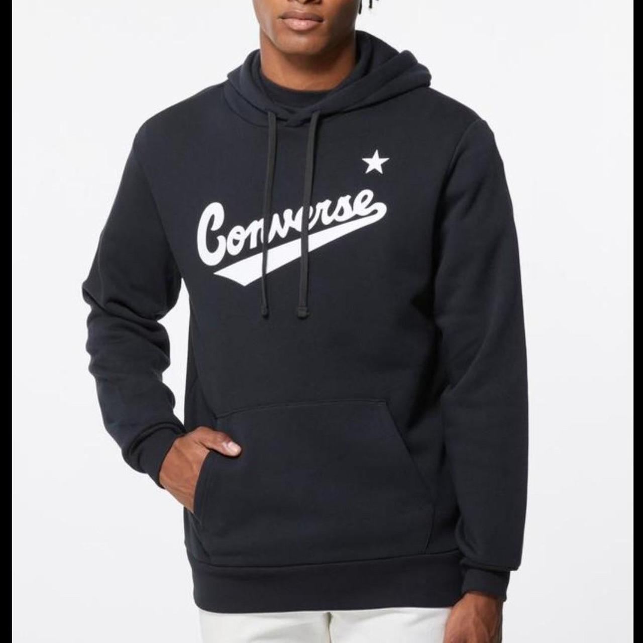 Black converse jumper best sale