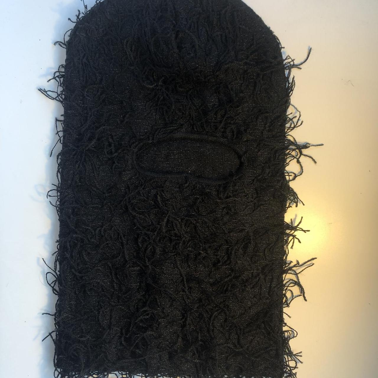 Distressed Knit Black Ski Mask/ Balaclava Depop