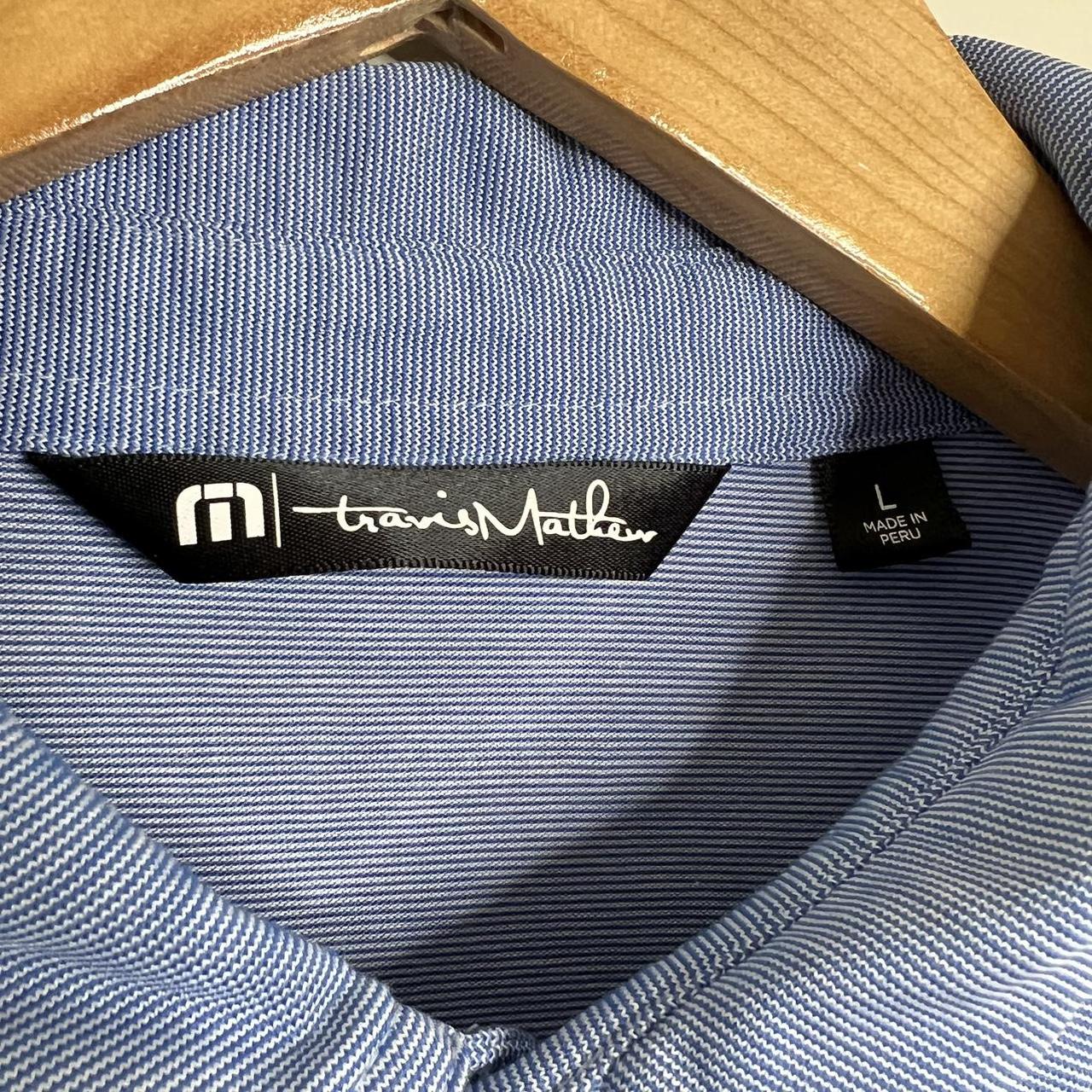 TravisMathew Men's Blue Polo-shirts | Depop