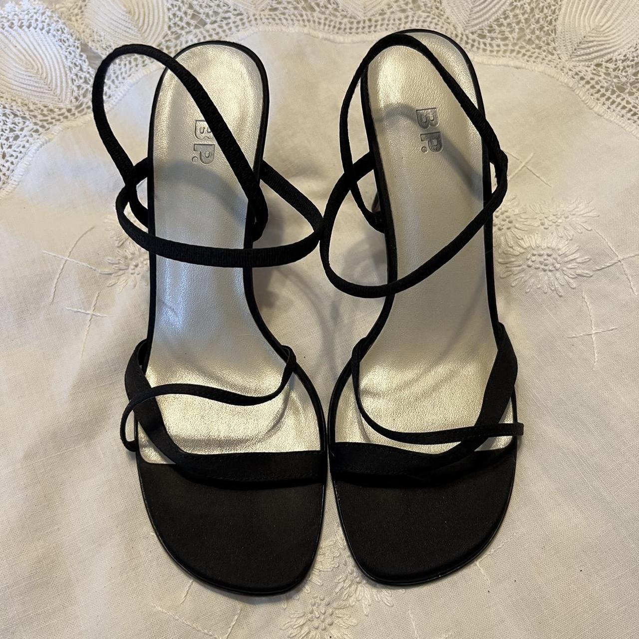 BP Women's Black Sandals | Depop