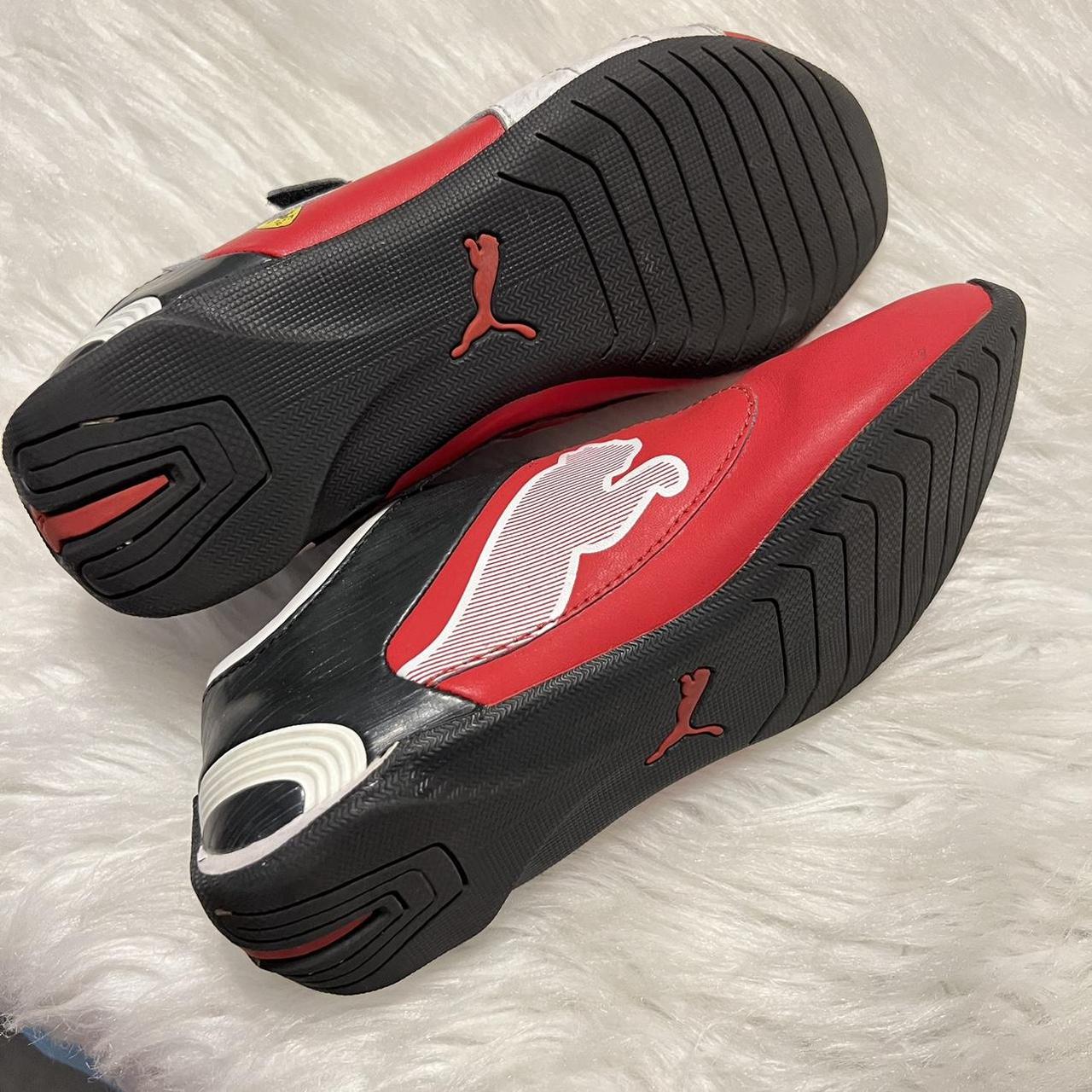 Puma Sport Lifestyle Ferrari Red Leather Depop
