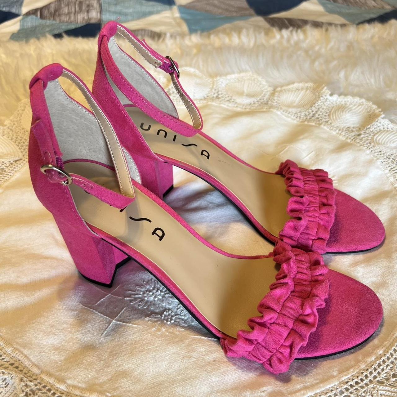 Unisa Diara Pink High Heel Sandal Shoes W Ankle. Depop