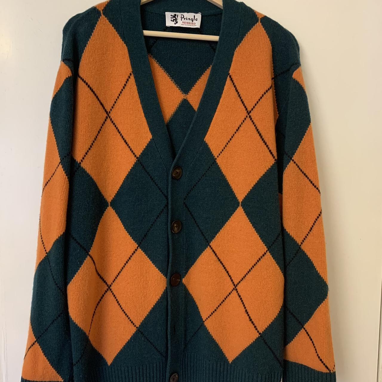 Pringle of Scotland Blue and Orange deals Cardigan