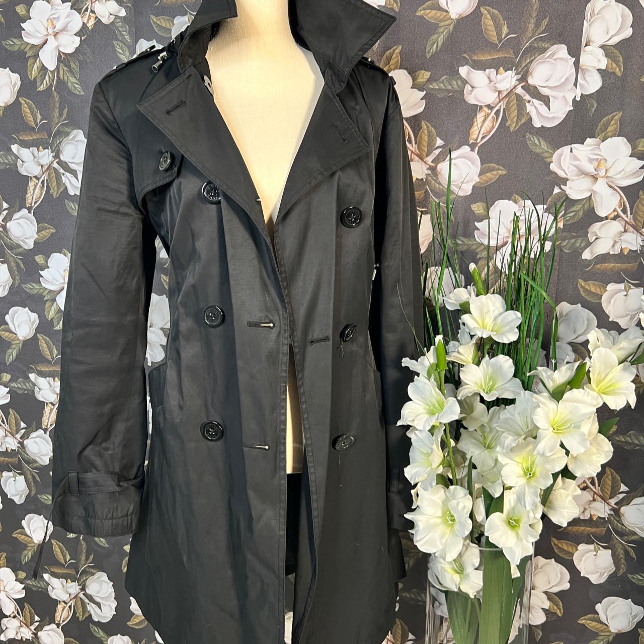 Michael Kors Women's Black Coat | Depop