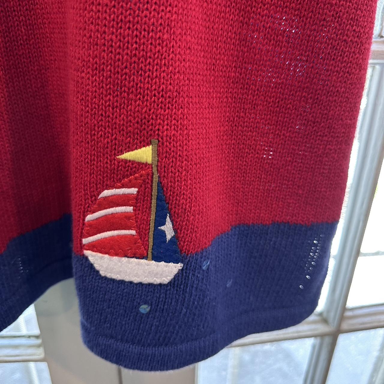 Quacker Factory Men's Sweater - Red/Multi - L – Q… - image 2