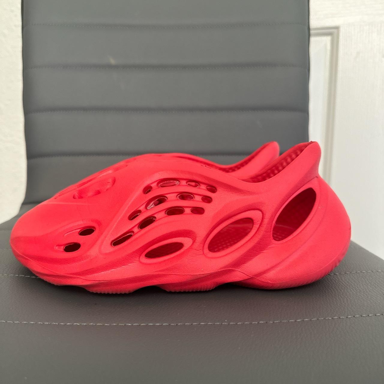 yeezy vermilion foam runner