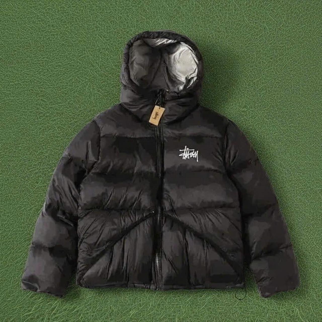 Stussy puffer jacket vintage - Depop