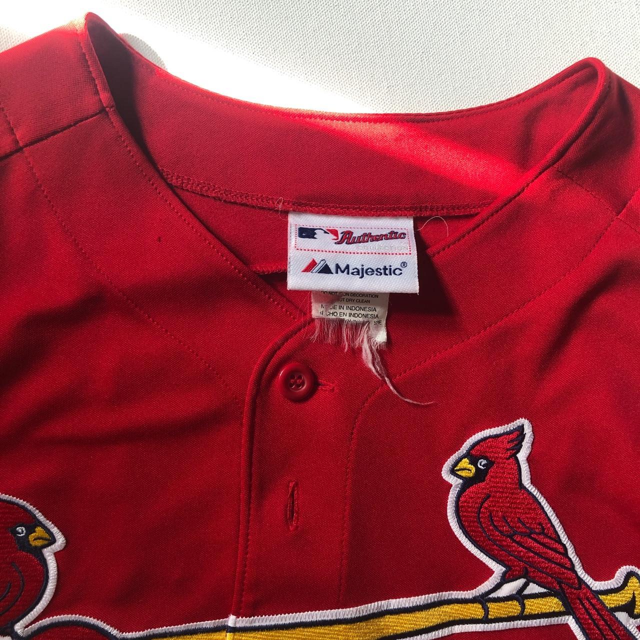 Men's Majestic Red/Navy St. Louis Cardinals Authentic Collection