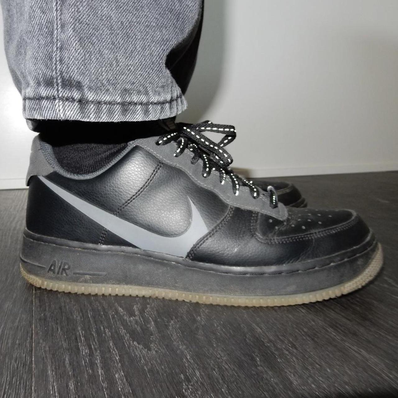 NIKE AIR FORCE 1 LOW ‘07 LV8 BLACK ANTHRACITE, Size