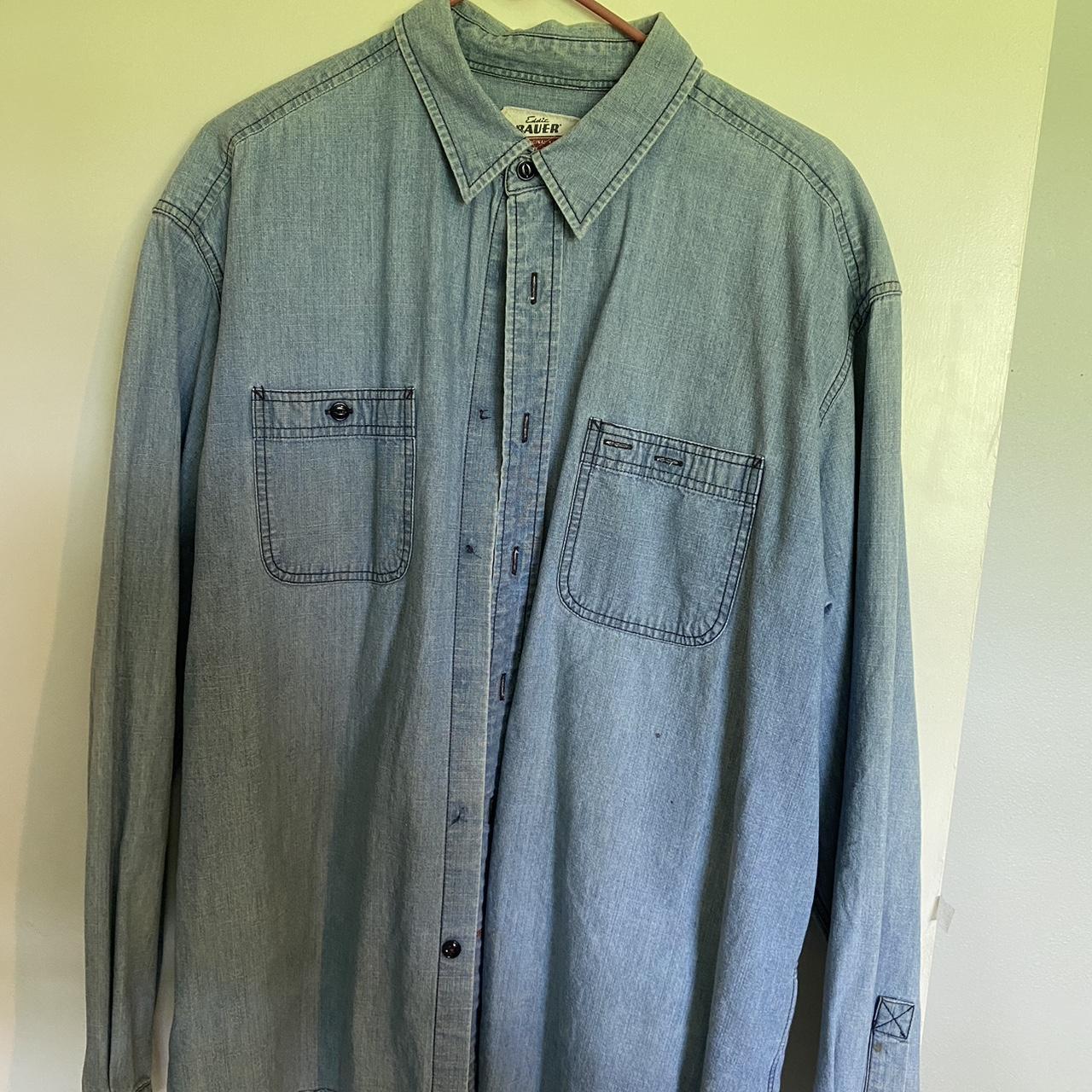 denim shirt - Depop