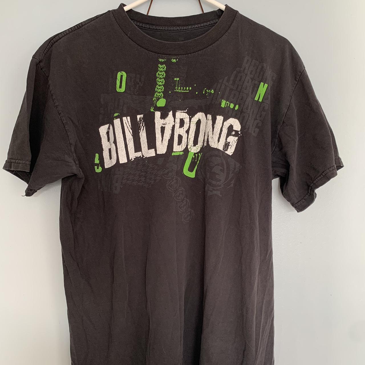 billabong grey t shirt