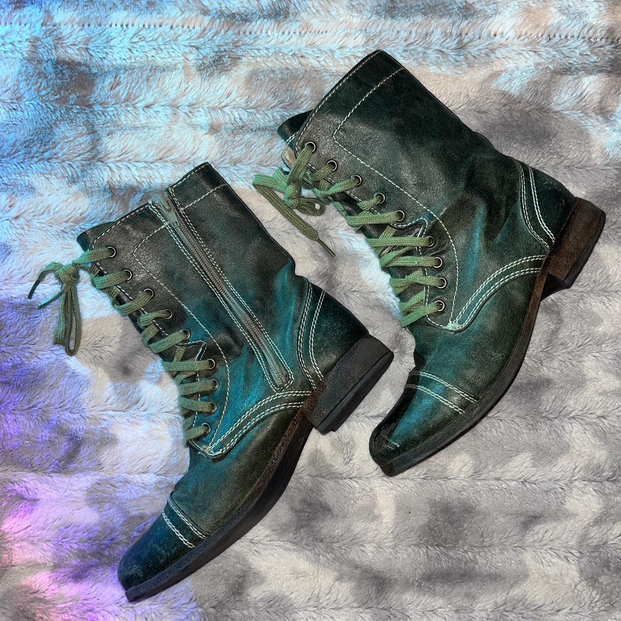 Women's Green Boots | Depop