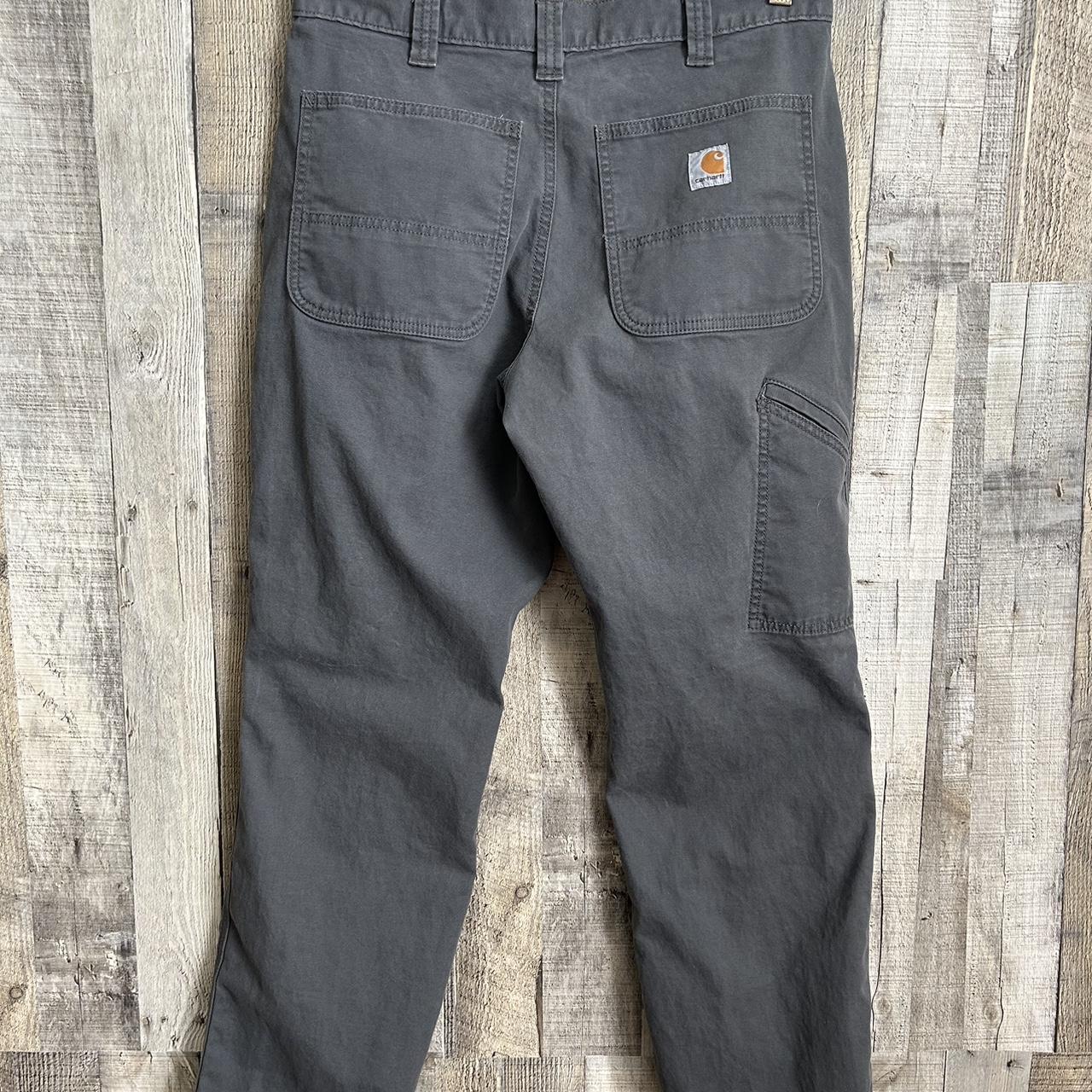 Carhartt Men's Grey Trousers Depop