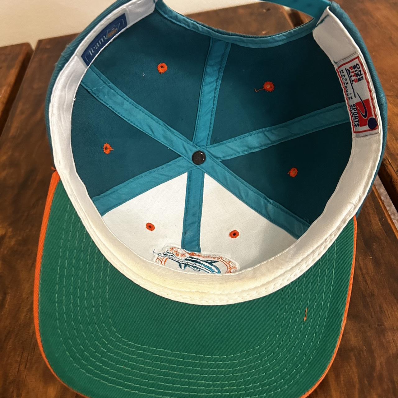 90's Modern Team NFL Miami Dolphins hat genuine - Depop