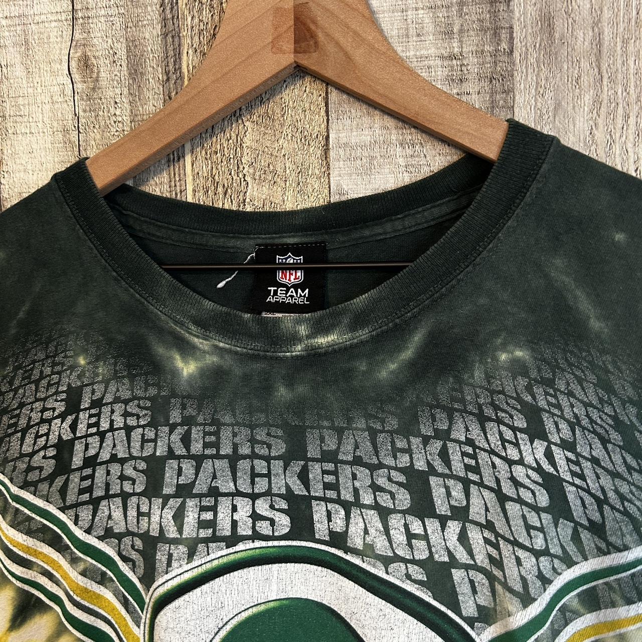 Vintage Green Bay Packers Tie Dye Graphic T - Depop