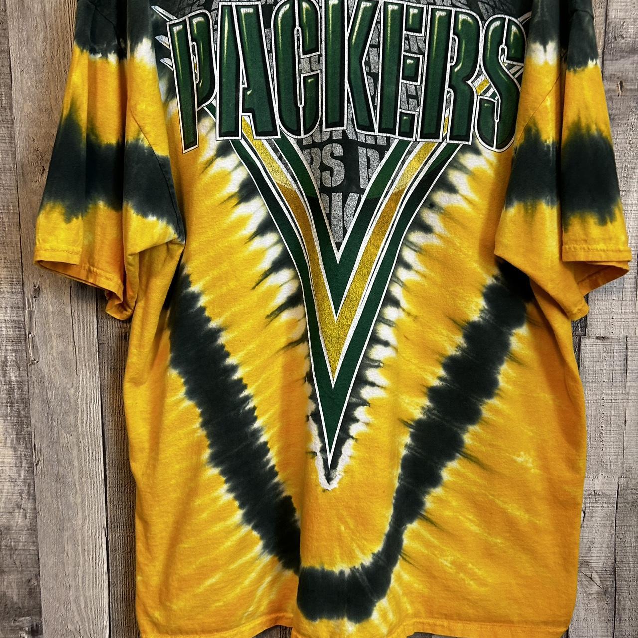 Vintage Y2K Packers NFL Team Apparel Long Sleeve Tee - Depop