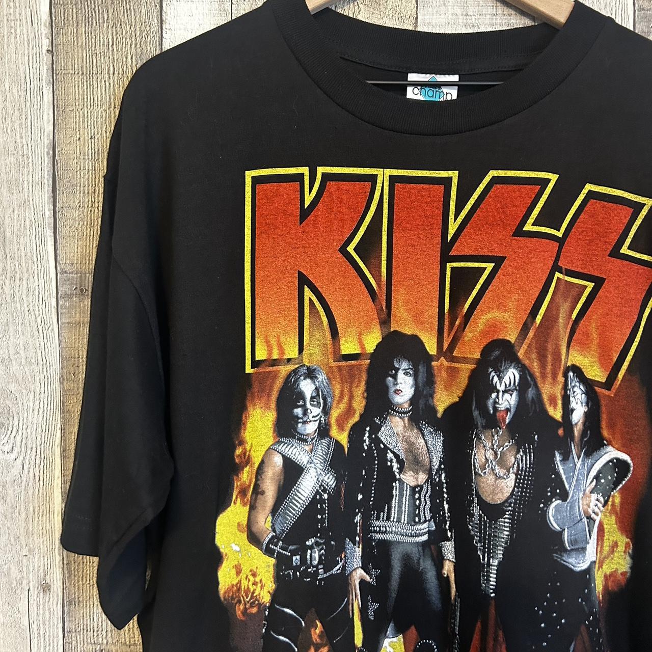 Vintage Kiss Alive Worldwide Shirt 96' 97' Tour... - Depop