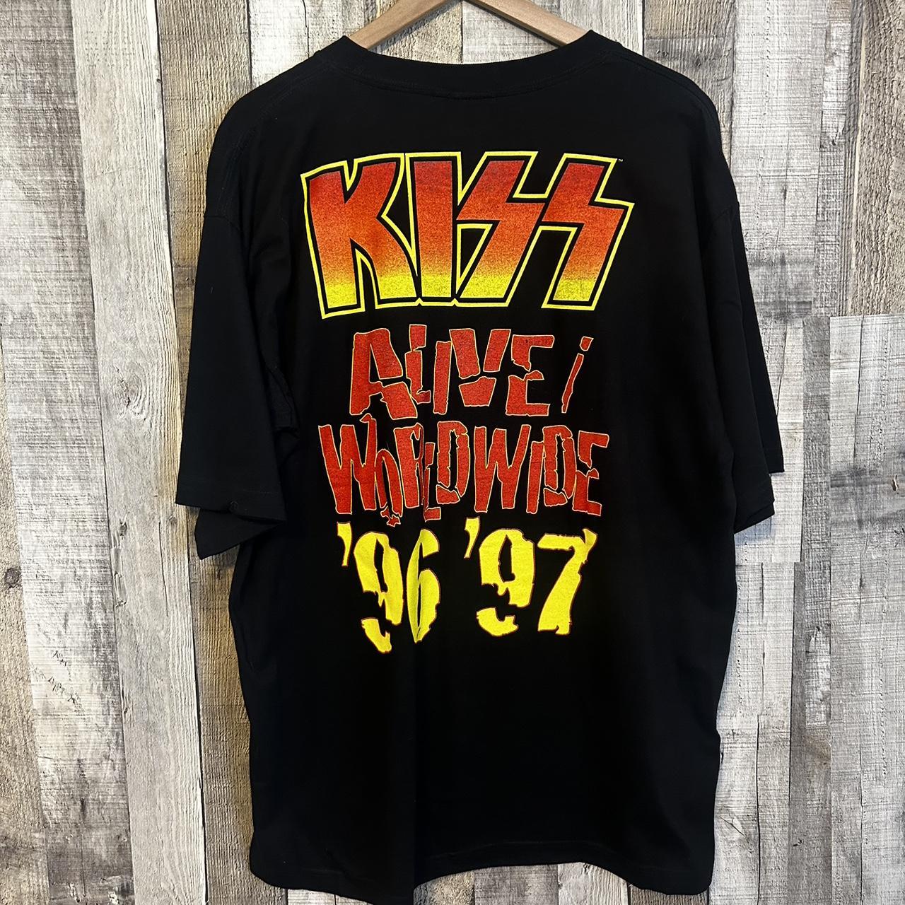 Vintage Kiss Alive Worldwide Shirt 96' 97' Tour | Depop Vintage Kiss Alive Worldwide Shirt 96' 97' Tour | Depop